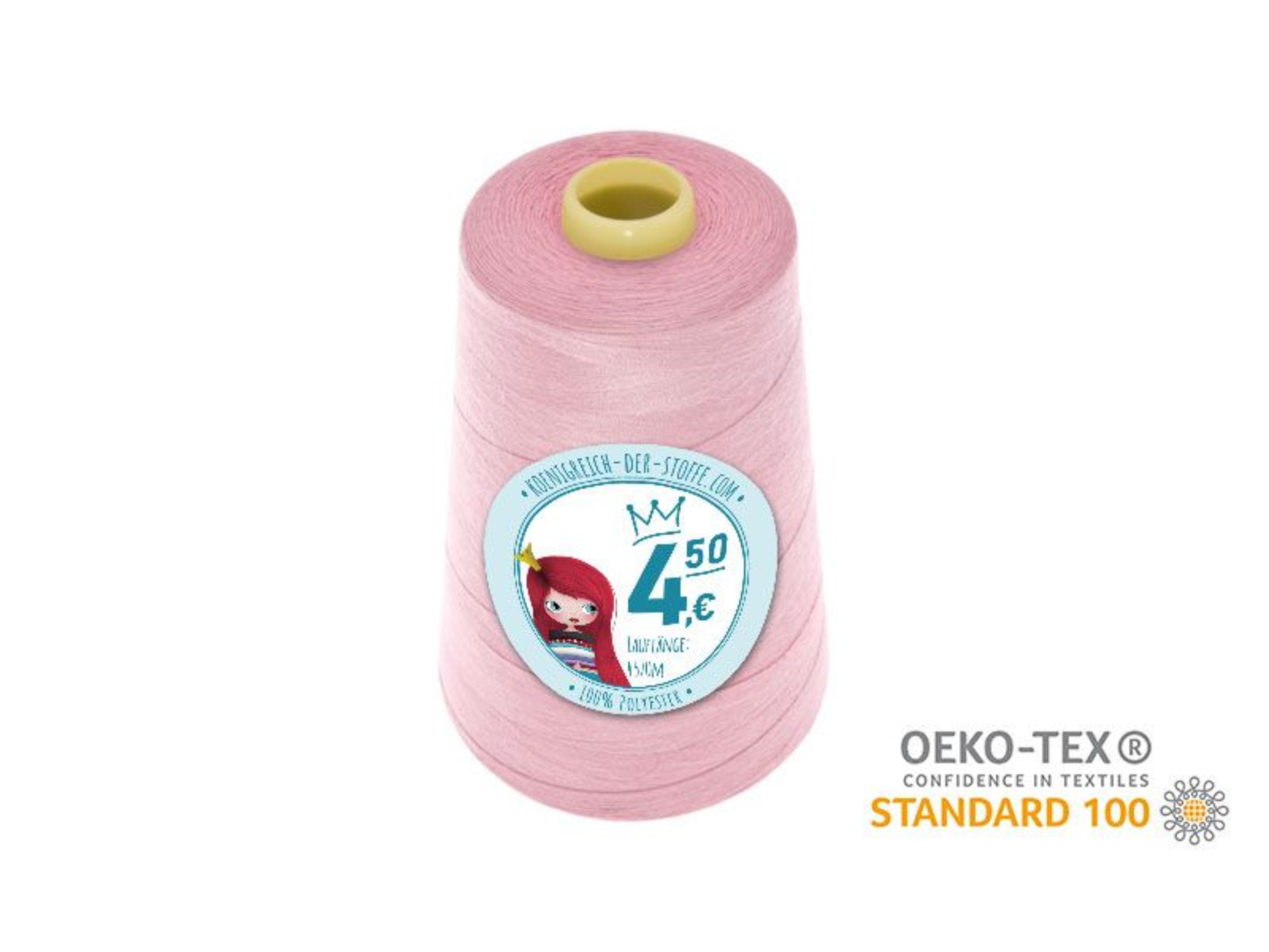 🧵 Overlock Nähgarn - 4570 m - Rot • Rosa • Pink • Violet
