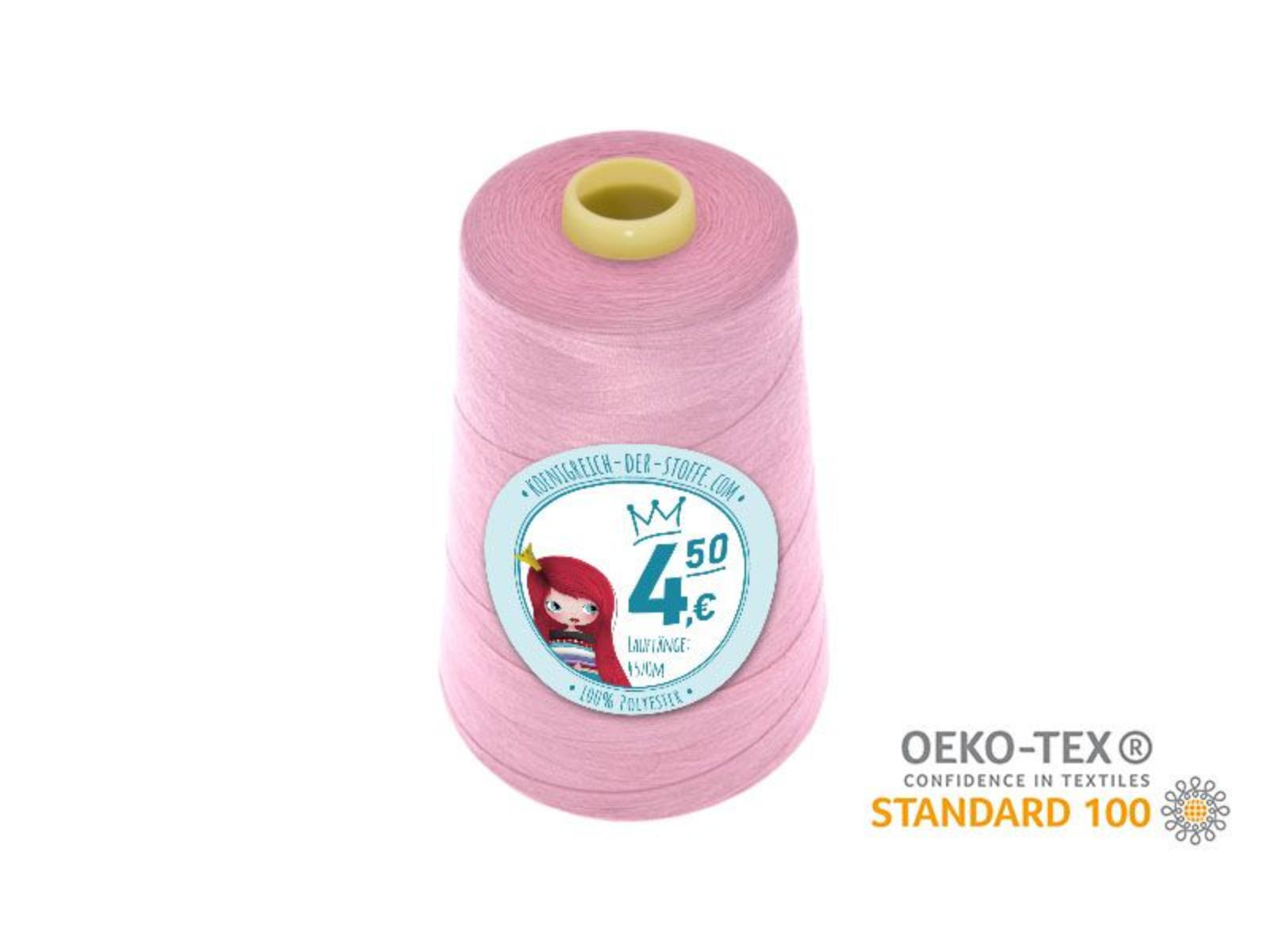 🧵 Overlock Nähgarn - 4570 m - Rot • Rosa • Pink • Violet