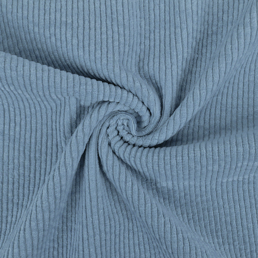 Cord Stretch Washed - 3.5 mm breite Rippen - uni
