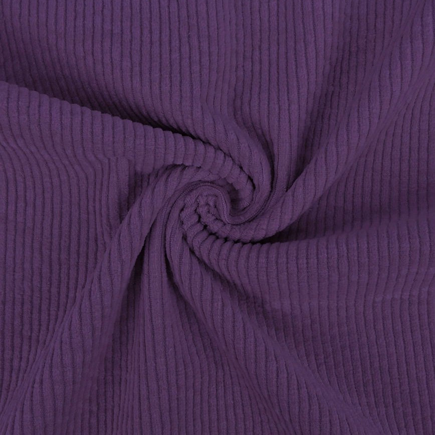 Cord Stretch Washed - 3.5 mm breite Rippen - uni