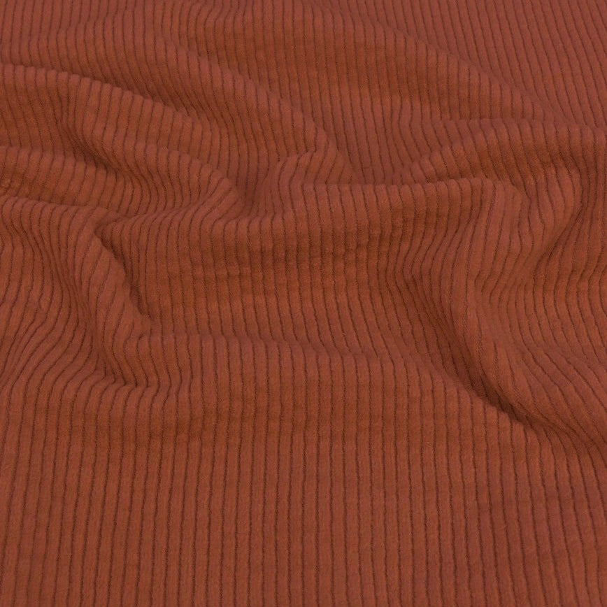 Cord Stretch Washed - 3.5 mm breite Rippen - uni