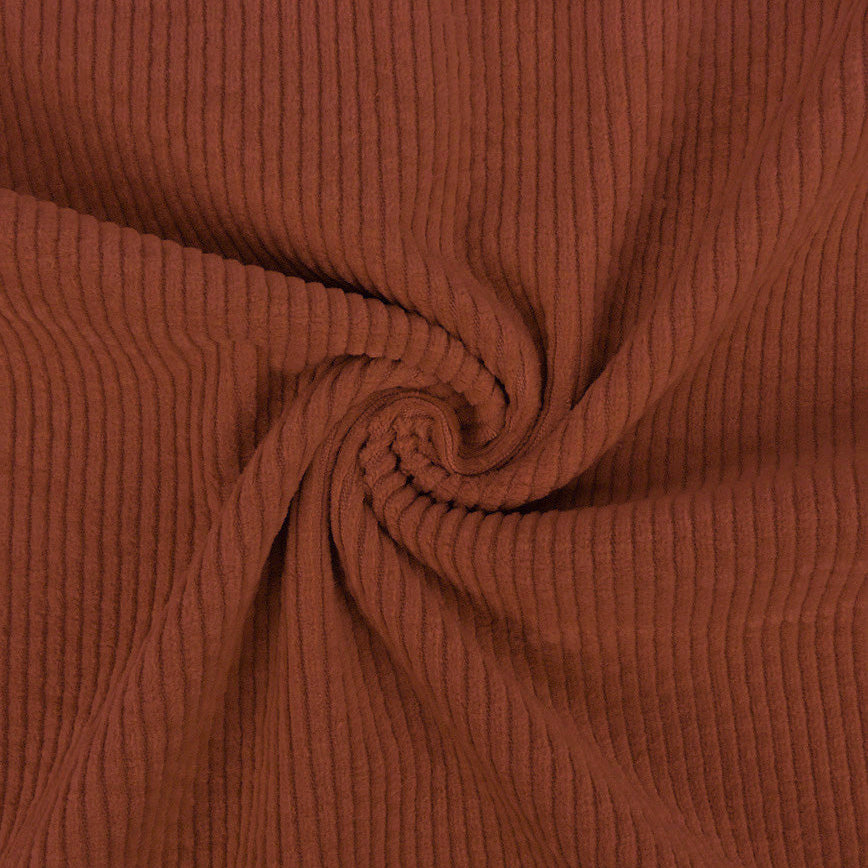 Cord Stretch Washed - 3.5 mm breite Rippen - uni