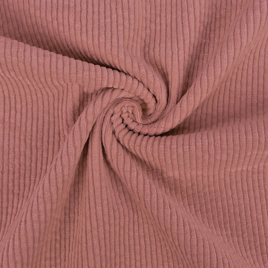 Cord Stretch Washed - 3.5 mm breite Rippen - uni