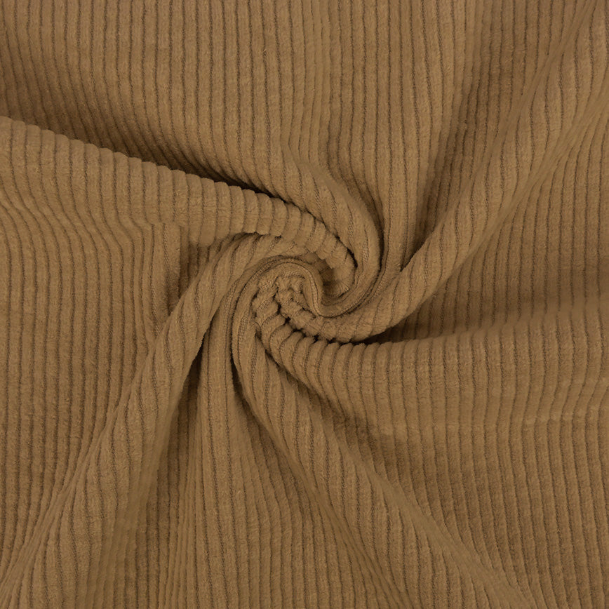 Cord Stretch Washed - 3.5 mm breite Rippen - uni