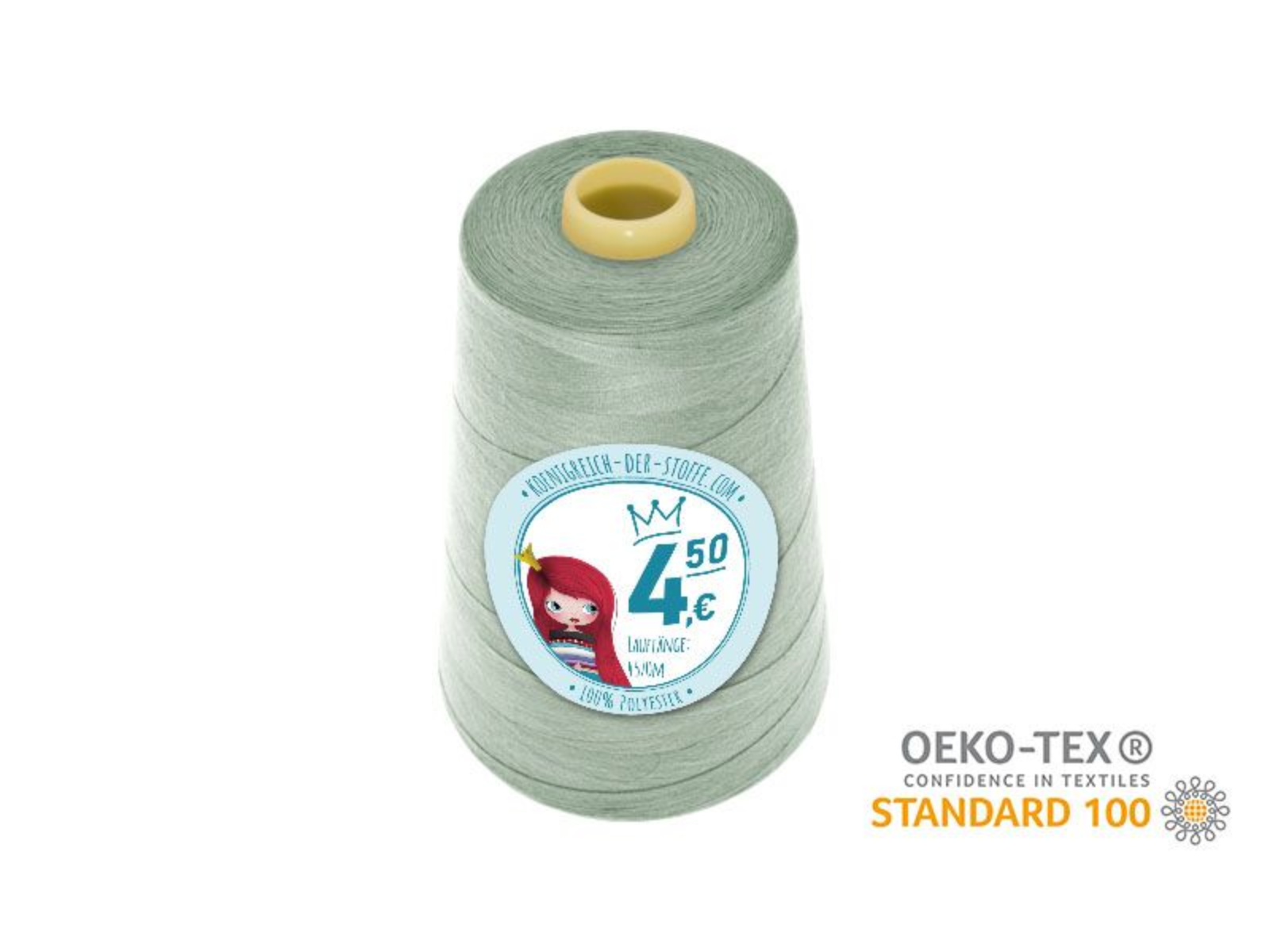 🧵 Overlock Nähgarn - 4570 m - Gelb • Grün • Oliv