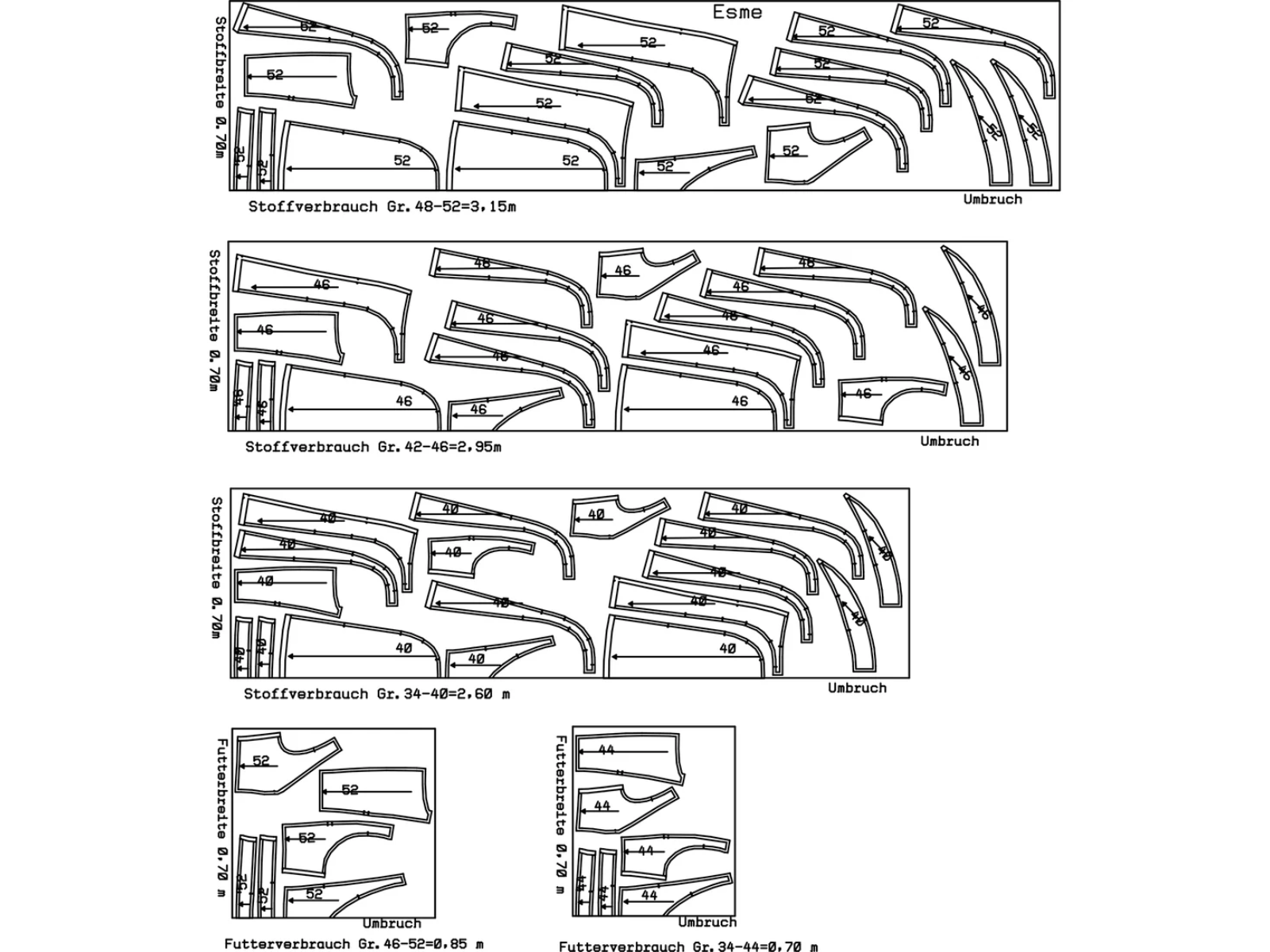 Papierschnittmuster Glockenkleid Esme