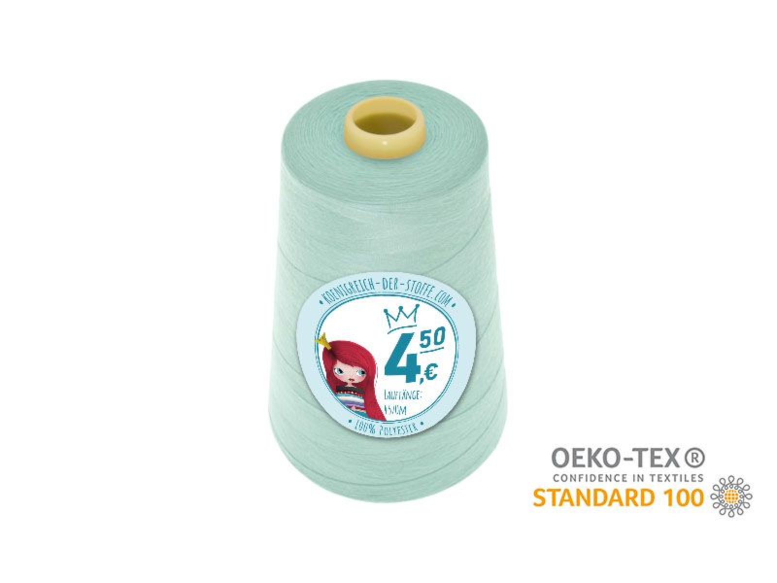 🧵 Overlock Nähgarn - 4570 m - Hellblau • Türkis • Petrol