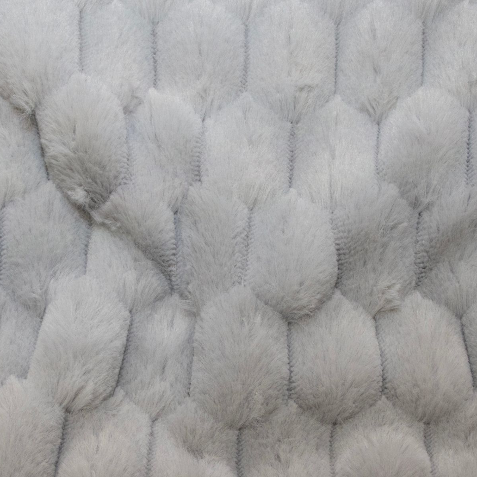 Fellimitat Stoff - Wabenmuster