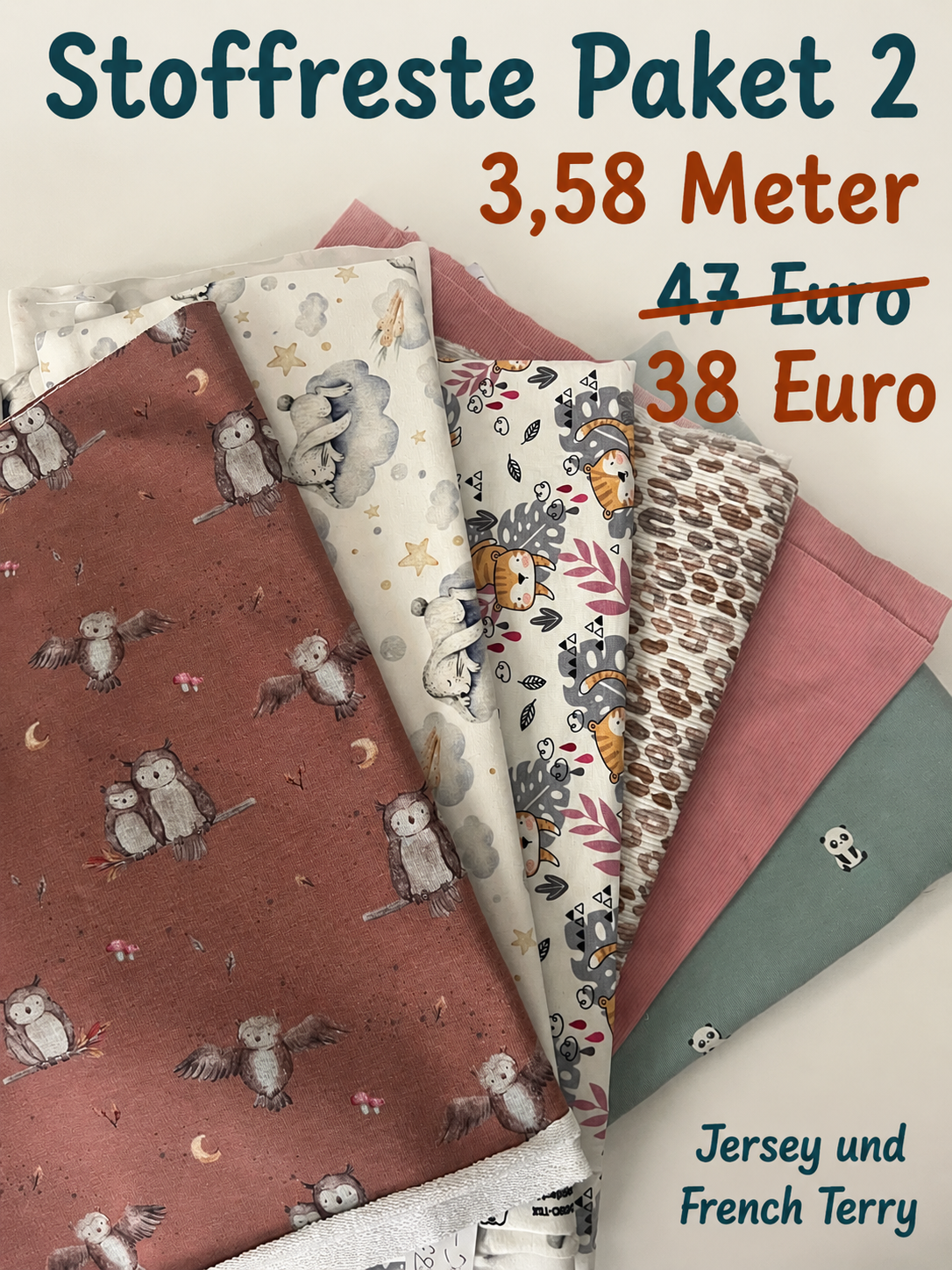 Stoffrestepaket - Jersey/French Terry