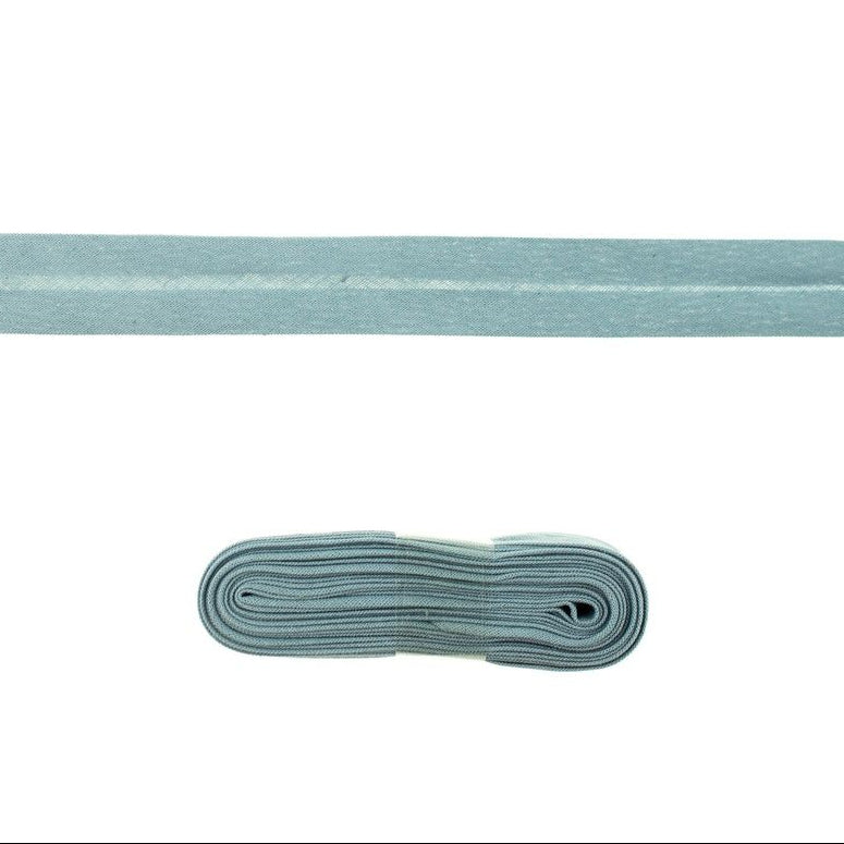 Schrägband/Einfassband Baumwolle gefalzt 20 mm x 3 m Coupon - uni