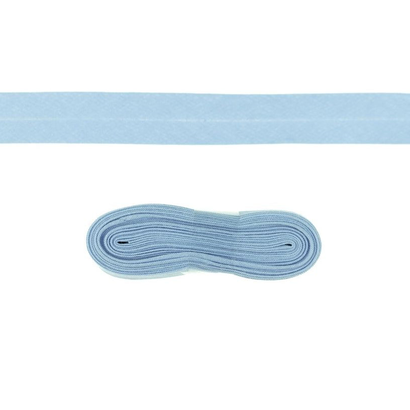 Schrägband/Einfassband Baumwolle gefalzt 20 mm x 3 m Coupon - uni