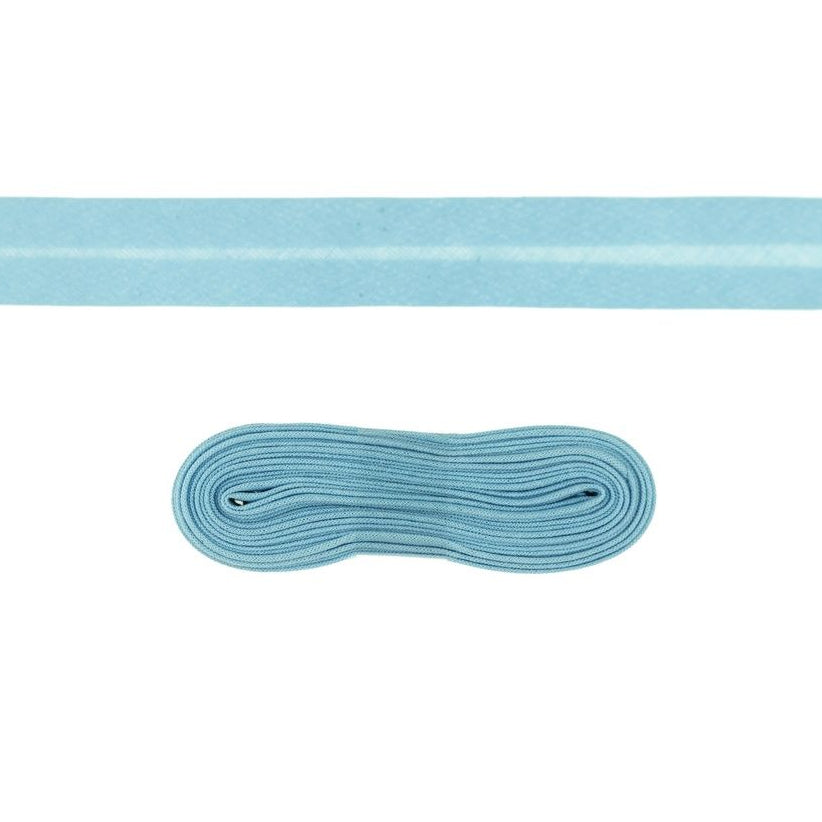 Schrägband/Einfassband Baumwolle gefalzt 20 mm x 3 m Coupon - uni