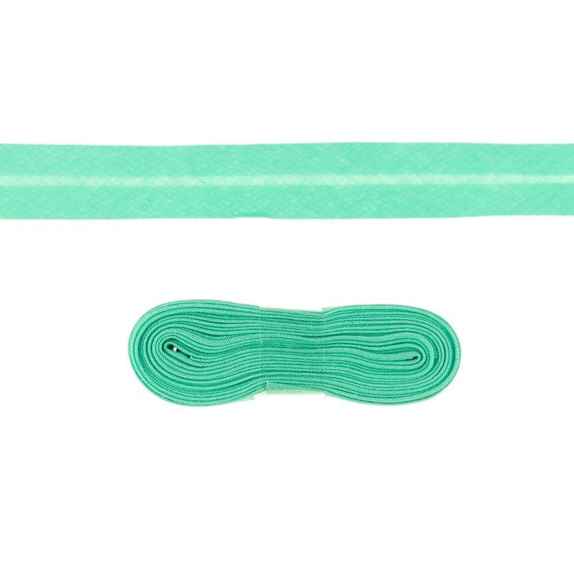 Schrägband/Einfassband Baumwolle gefalzt 20 mm x 3 m Coupon - uni