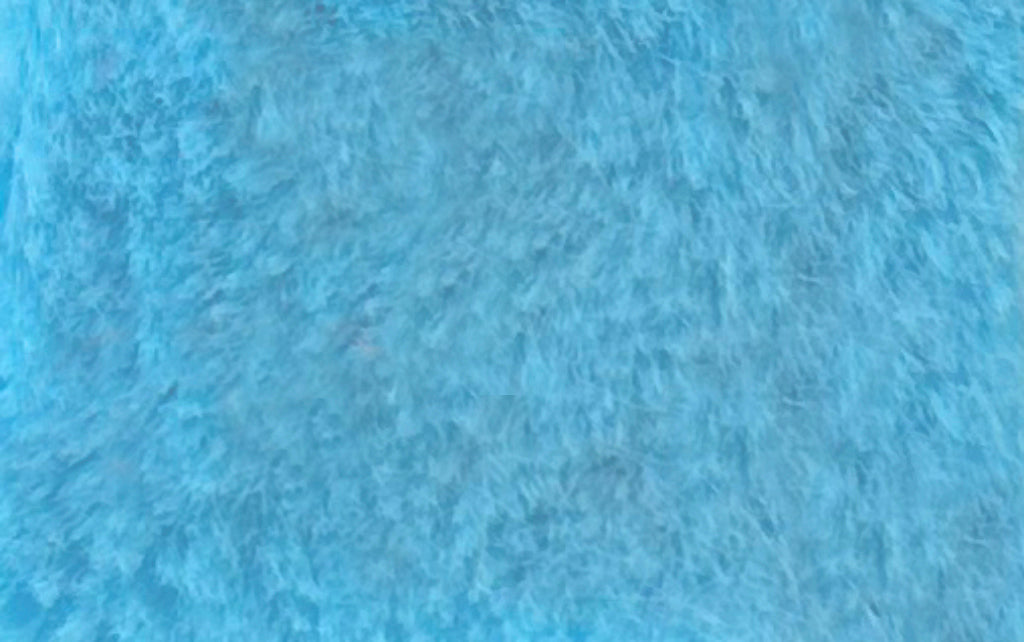 Plüschfell Fleece Stoff- uni