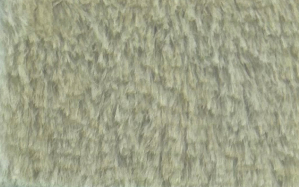 Plüschfell Fleece Stoff- uni