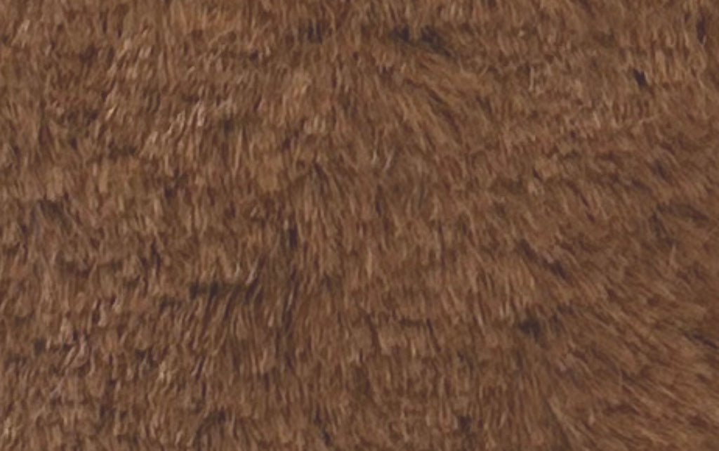 Plüschfell Fleece Stoff- uni