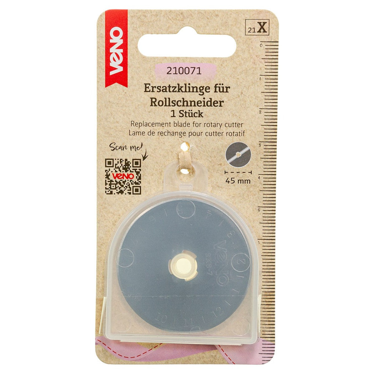 Ersatzklinge für Rollschneider 45 mm 1 Stück