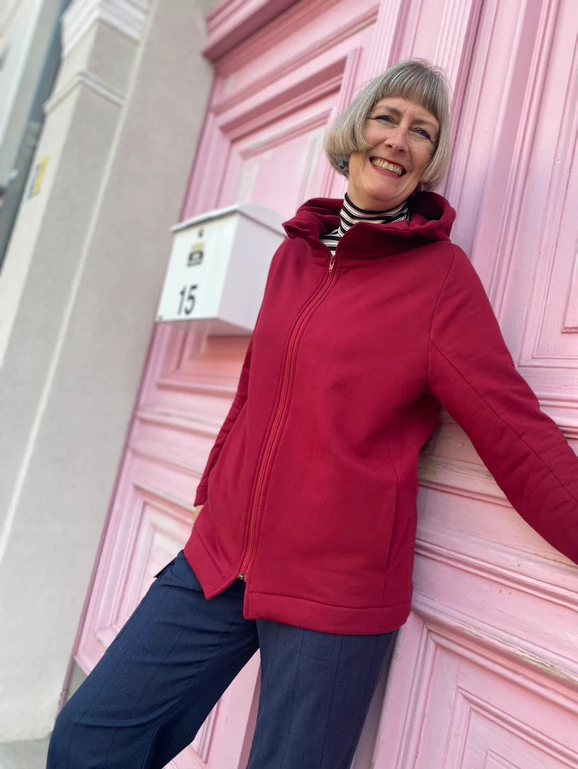 Papierschnittmuster Hoodiejacke Berlin