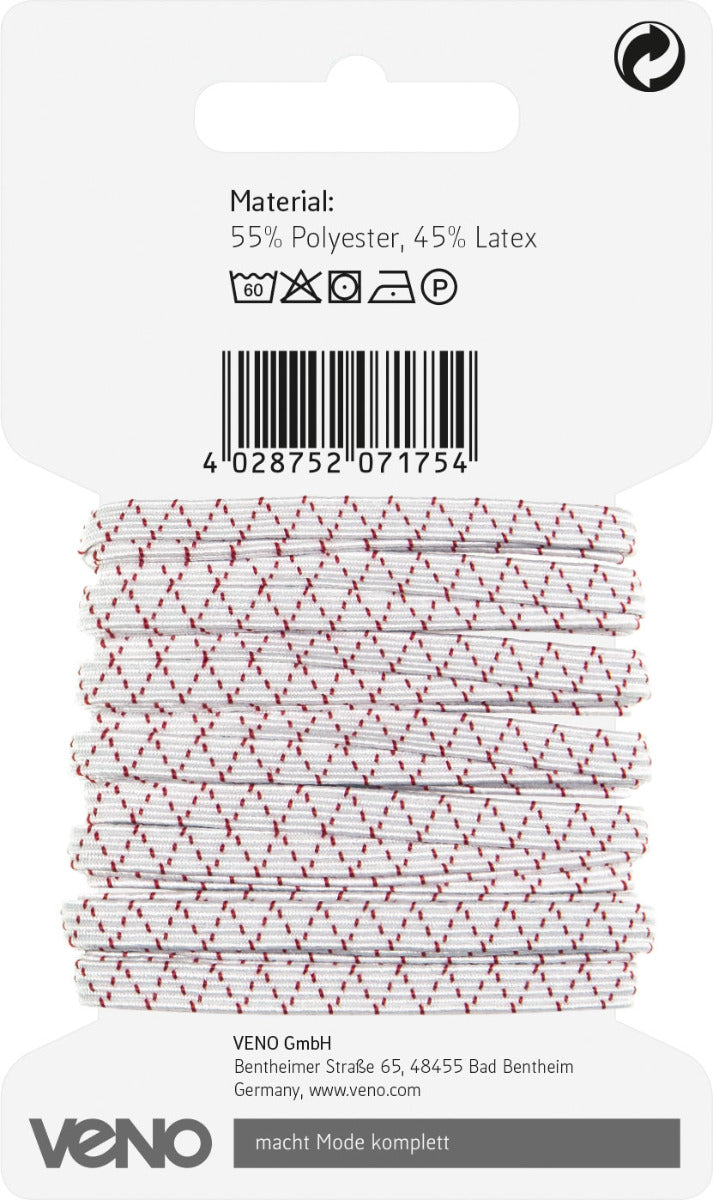 Baby Elastic SB 5mm x 3m Coupon - weiß