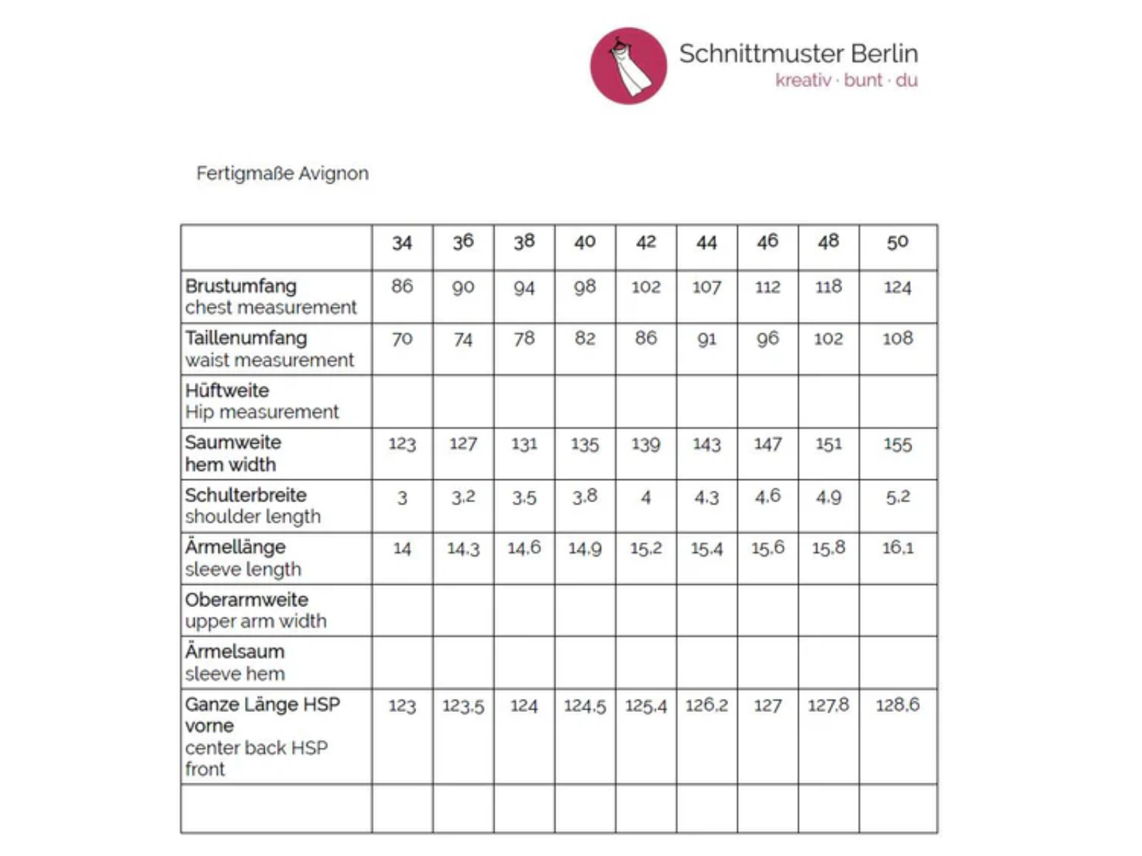 Papierschnittmuster Premium Wickelkleid Avignon