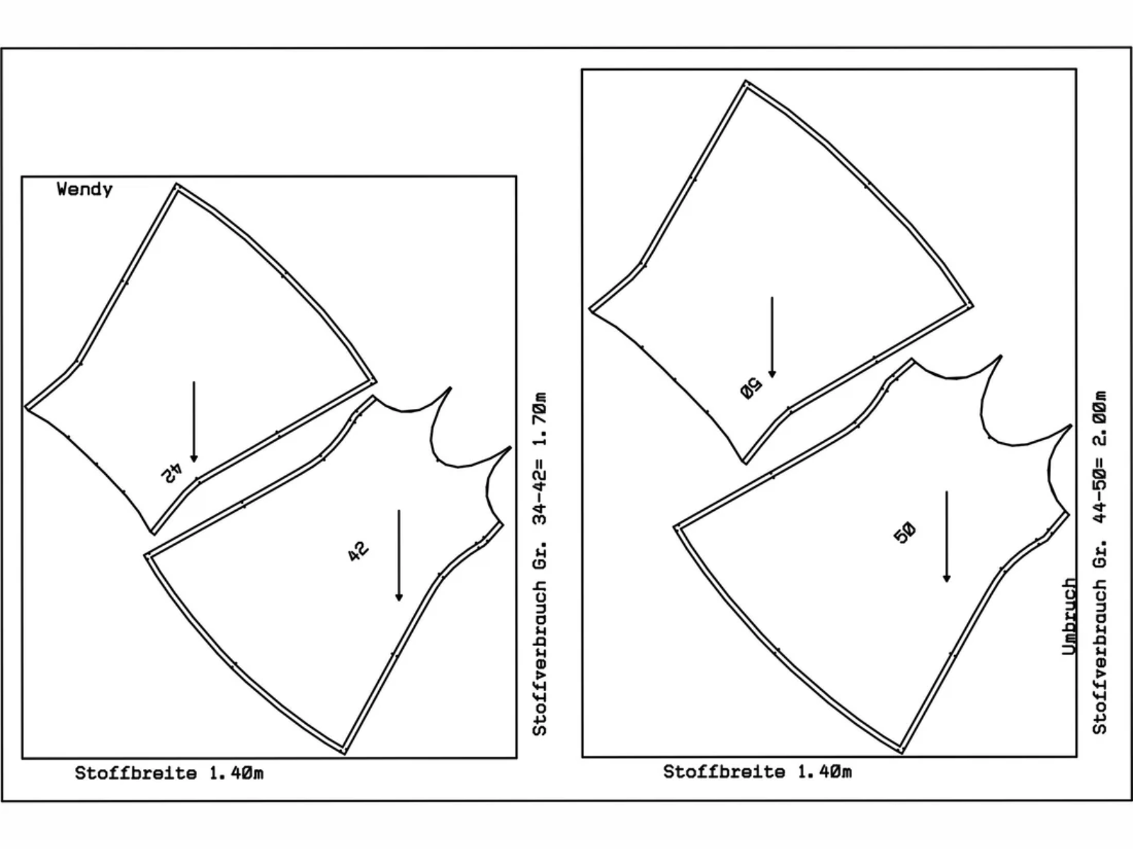 Papierschnittmuster Kleid Wendy