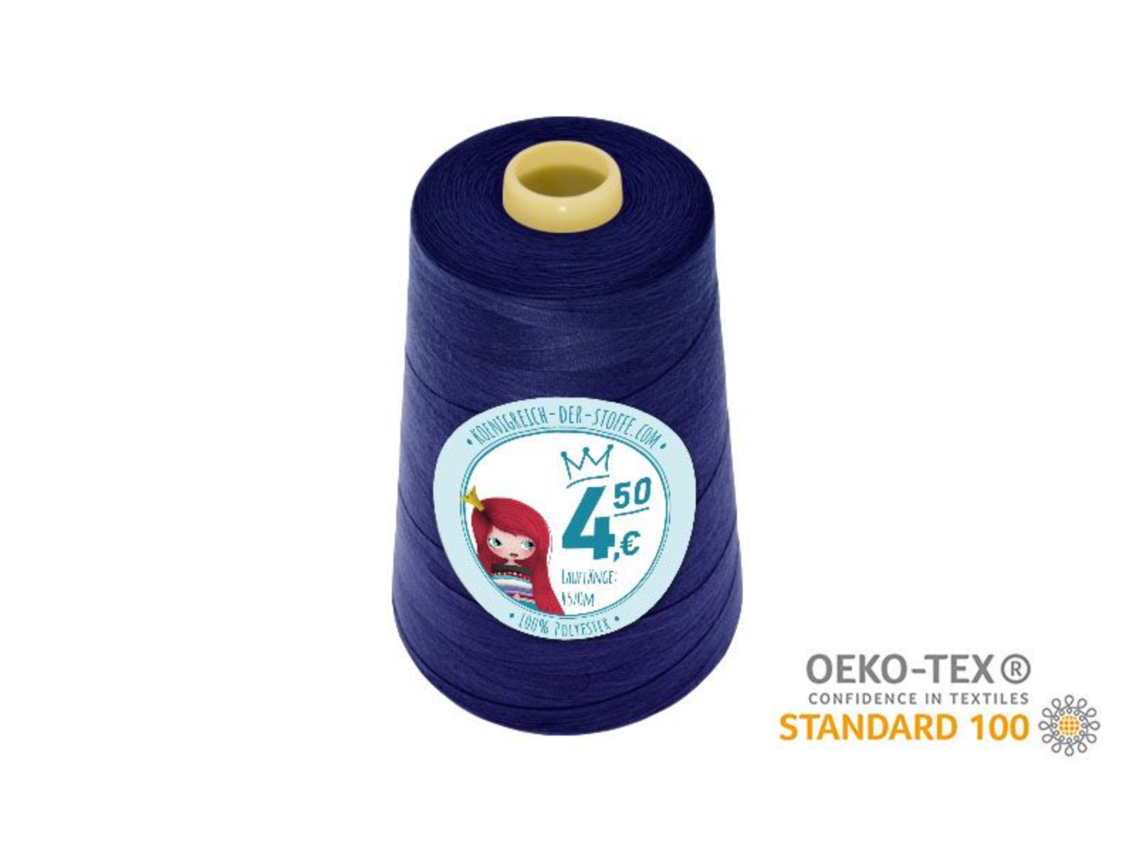 🧵 Overlock Nähgarn - 4570 m - Hellblau • Blau • Violett • Türkis • Lila