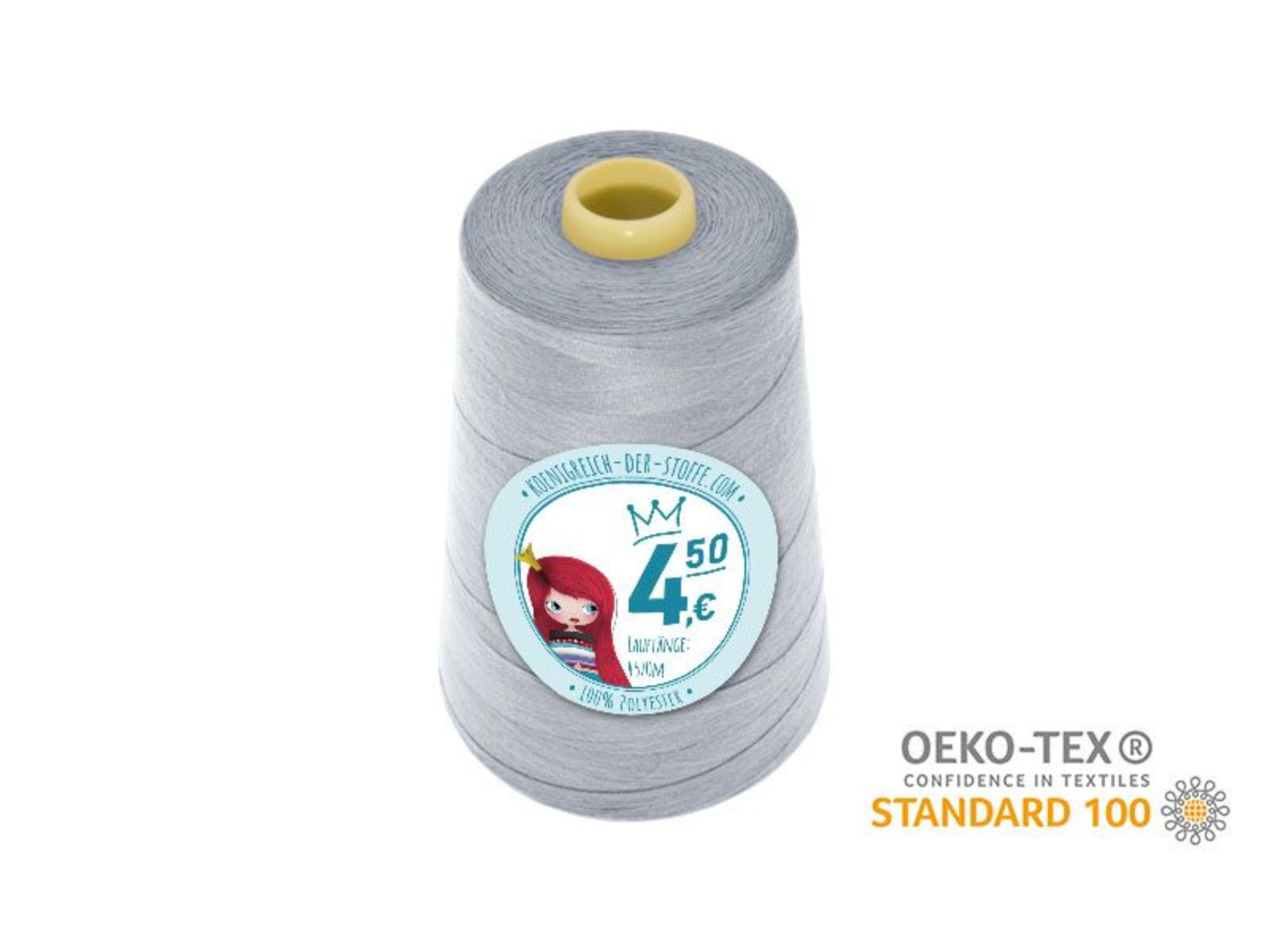🧵 Overlock Nähgarn - 4570 m - Hellblau • Blau • Violett • Türkis • Lila