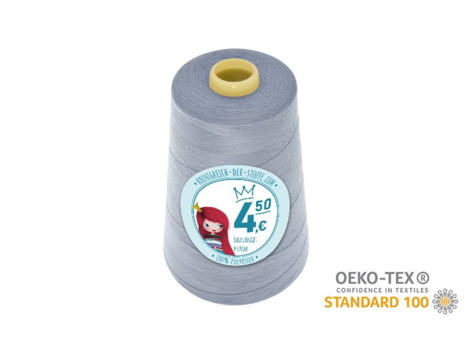 🧵 Overlock Nähgarn - 4570 m - Hellblau • Blau • Violett • Türkis • Lila