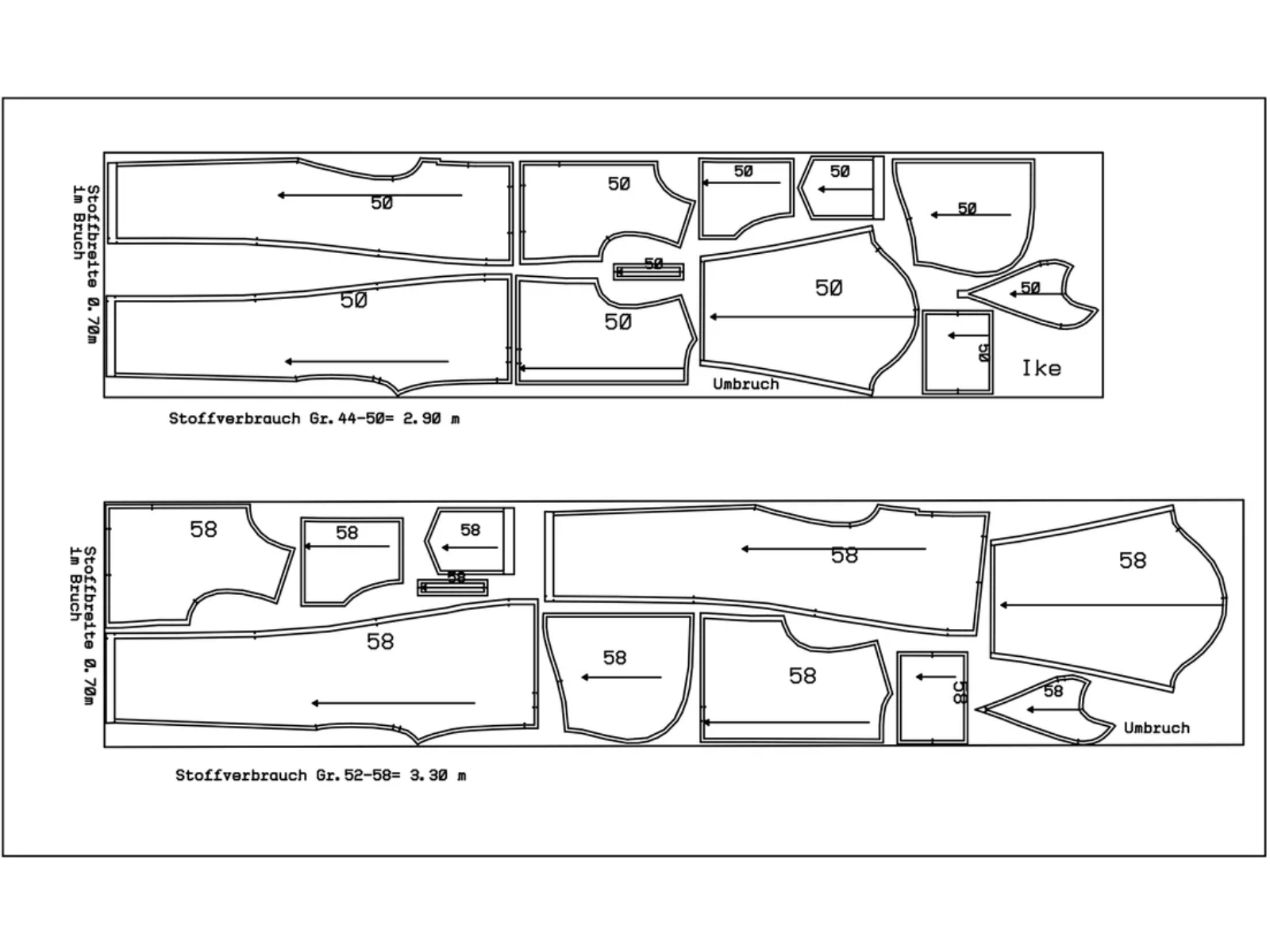 Papierschnittmuster Overall Ike