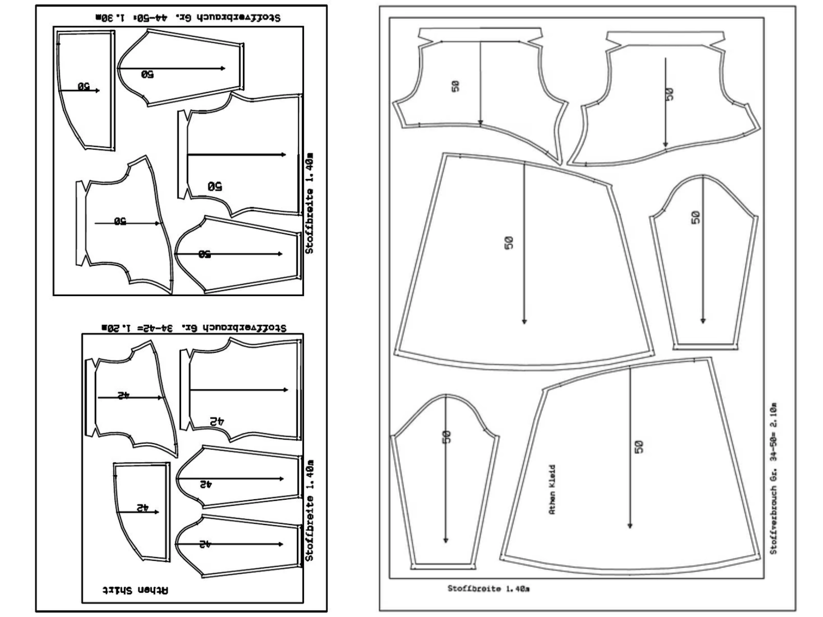 Papierschnittmuster Premium Shirt / Kleid Athen