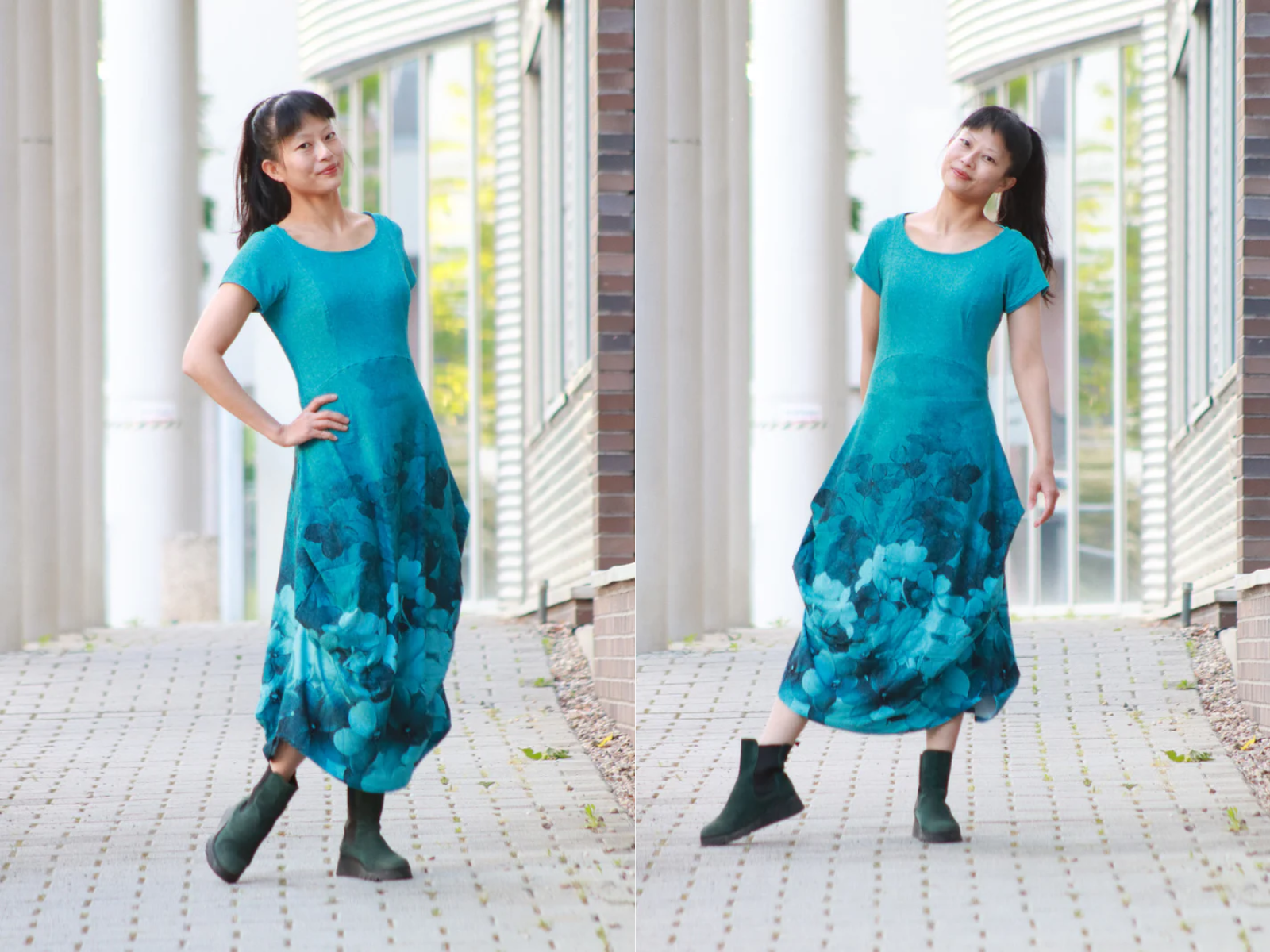 Papierschnittmuster Tulpenkleid Fleur