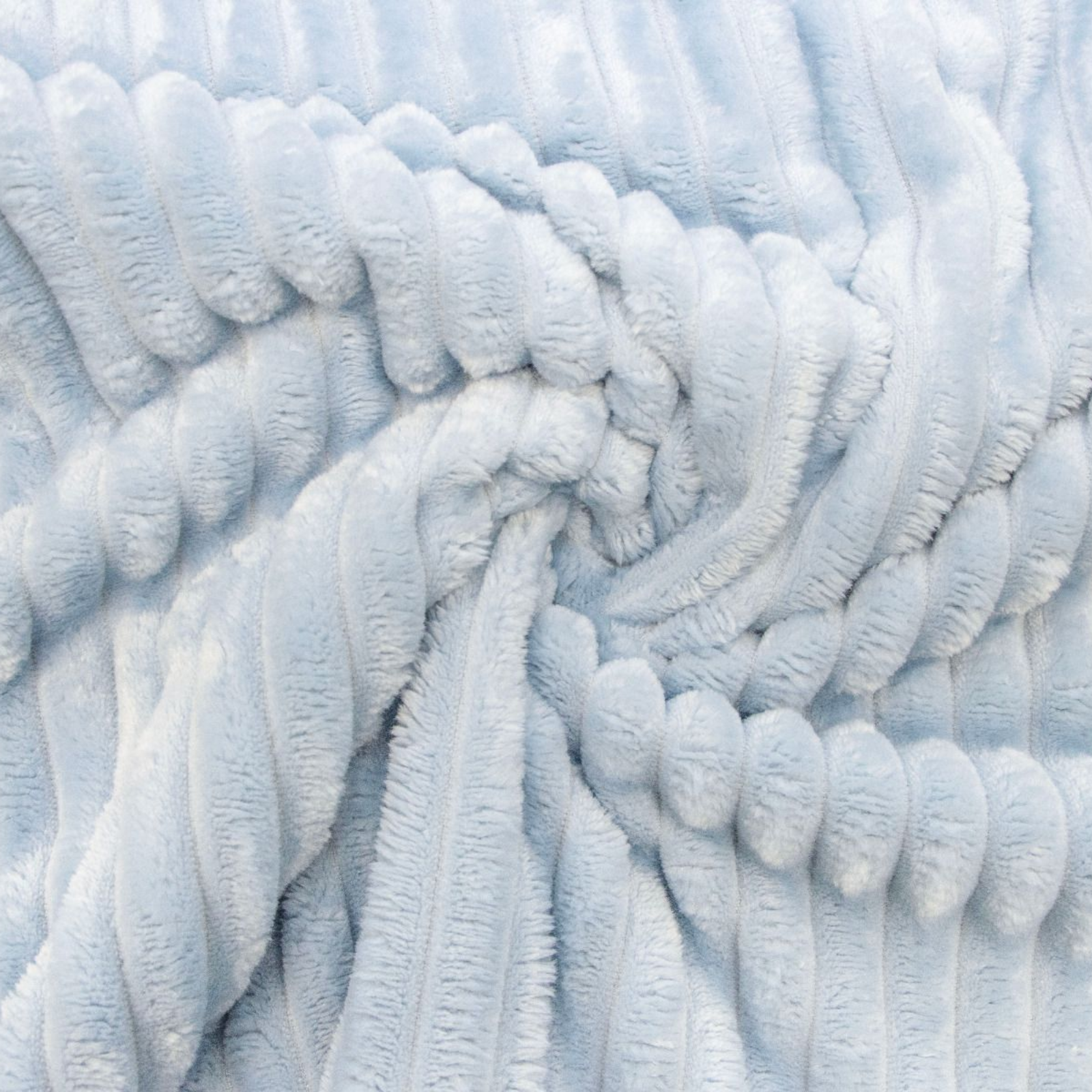 Cuddle Binky super weicher Wellnessfleece Stoff mit 1,5 cm breiten Rippen