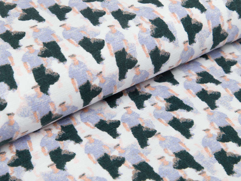 Jersey Slub Baumwolle Milliblu´s - Menschen - weiß