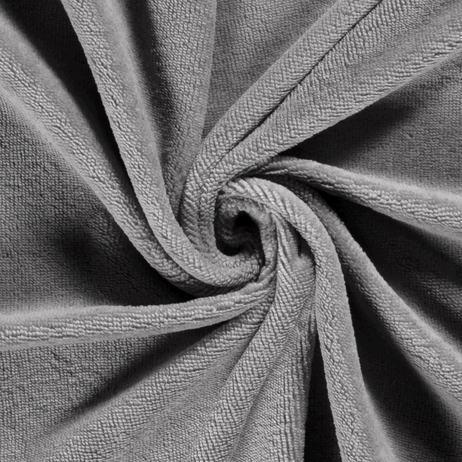 Bambus Frottee Fleece Stoff - uni