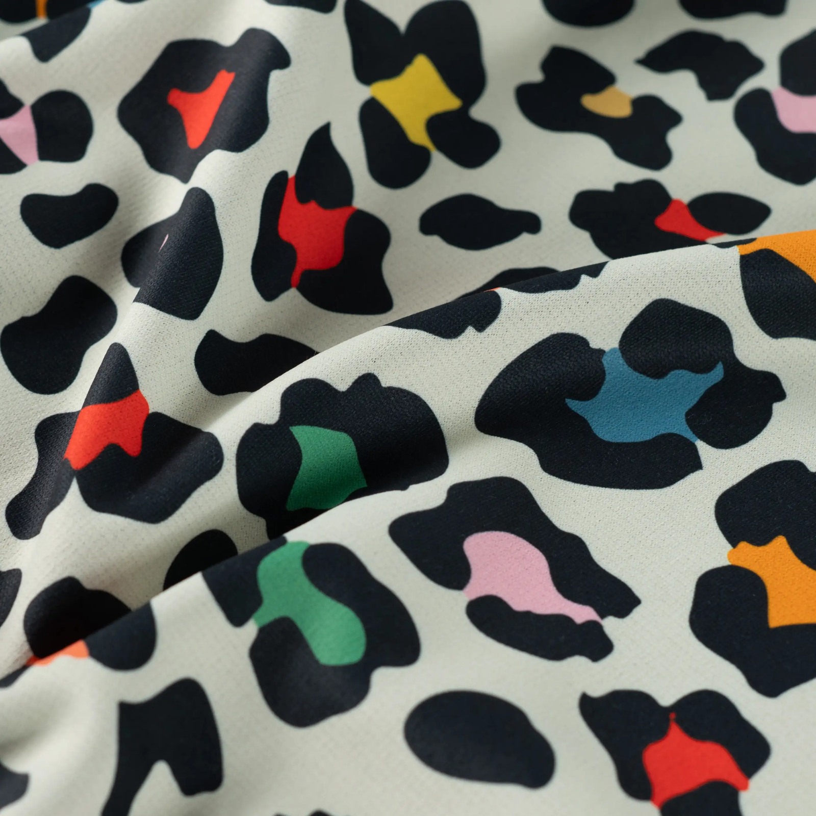 🐆 Alpenfleece Stoff - Leo Animalprint