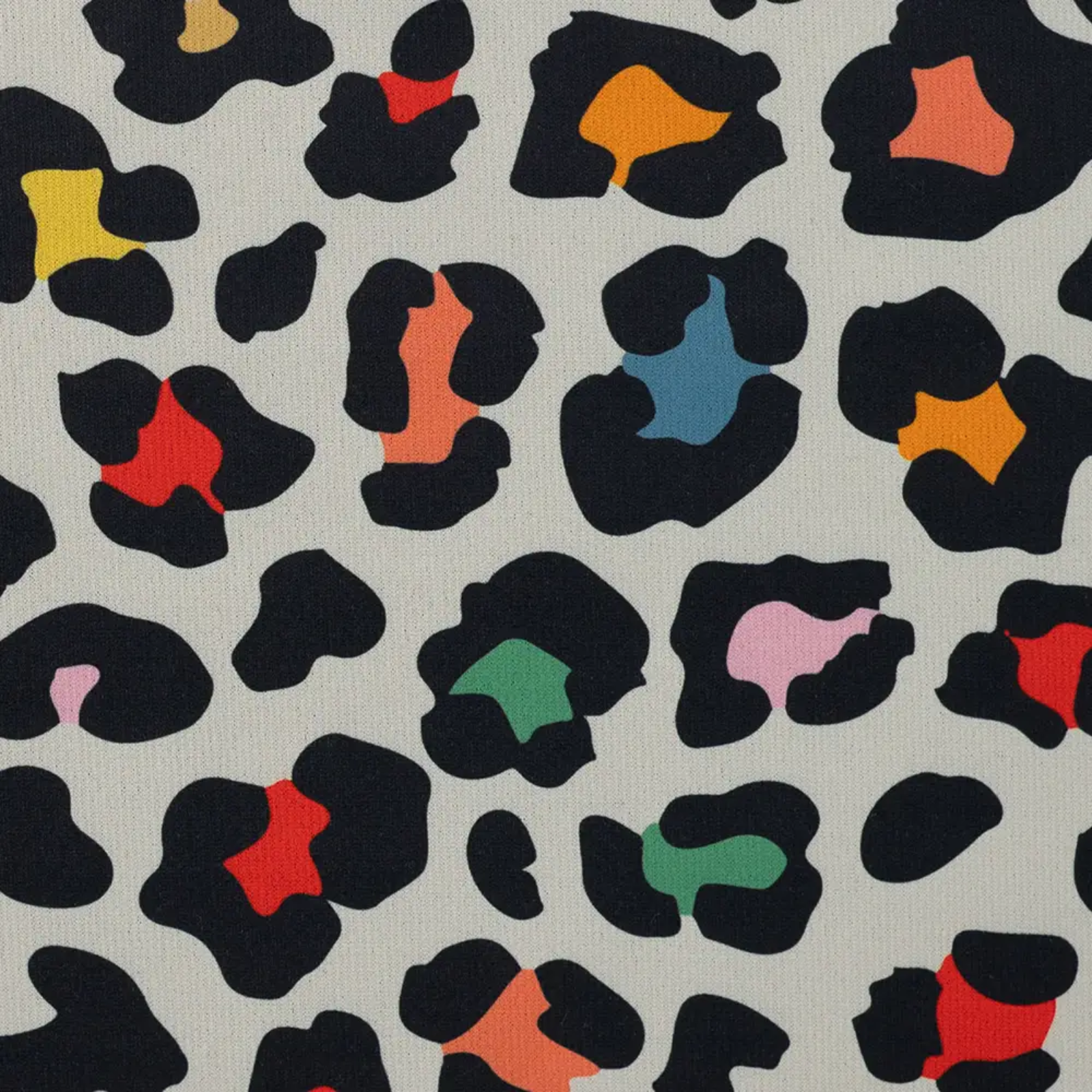 🐆 Alpenfleece Stoff - Leo Animalprint