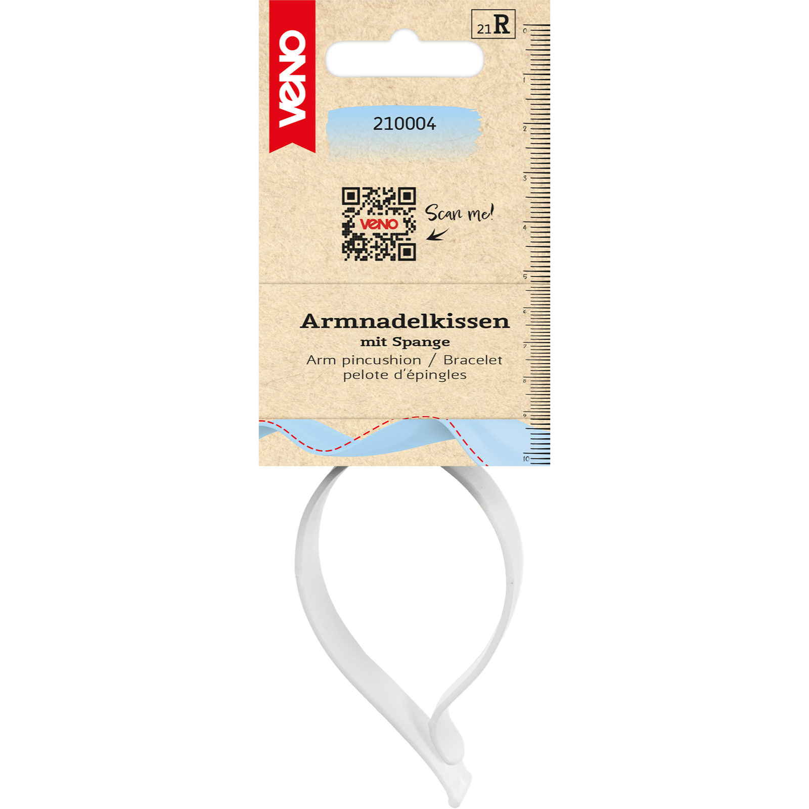 Armnadelkissen mit Spange