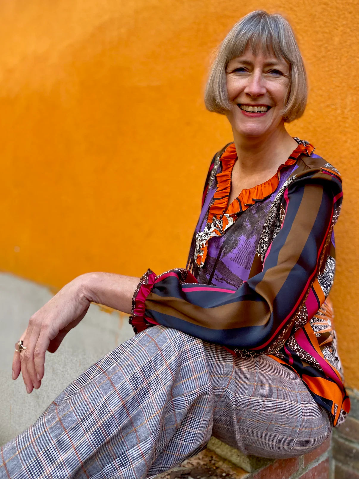 Papierschnittmuster Rüschenbluse Bristol