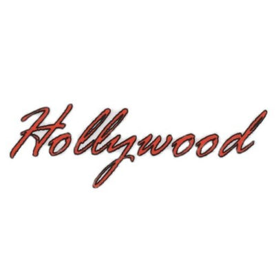 Transfer-Bild "Hollywood" zum Aufbügeln rot