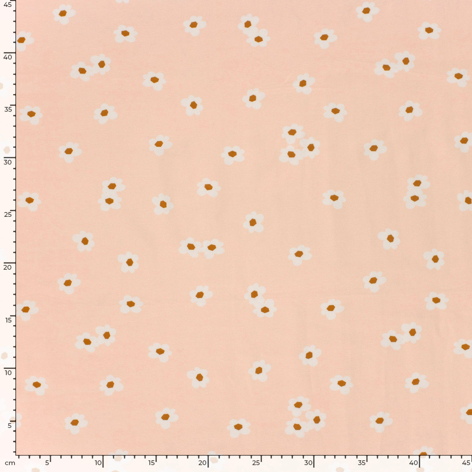 🌼Baumwolle Jersey Stoff Digitaldruck - Blümchen - Rosa