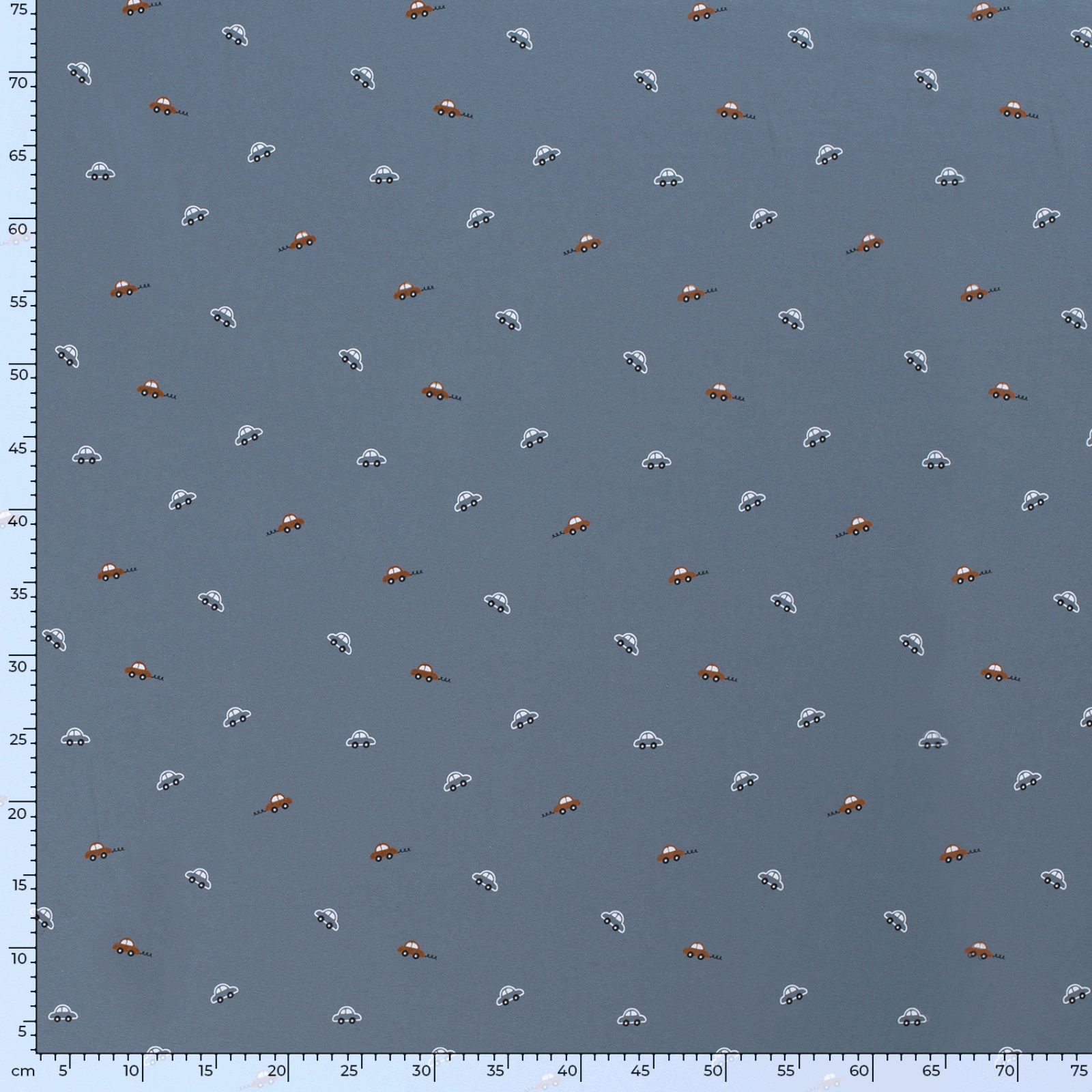 🚗 Baumwolle Jersey Stoff Digitaldruck - Autos