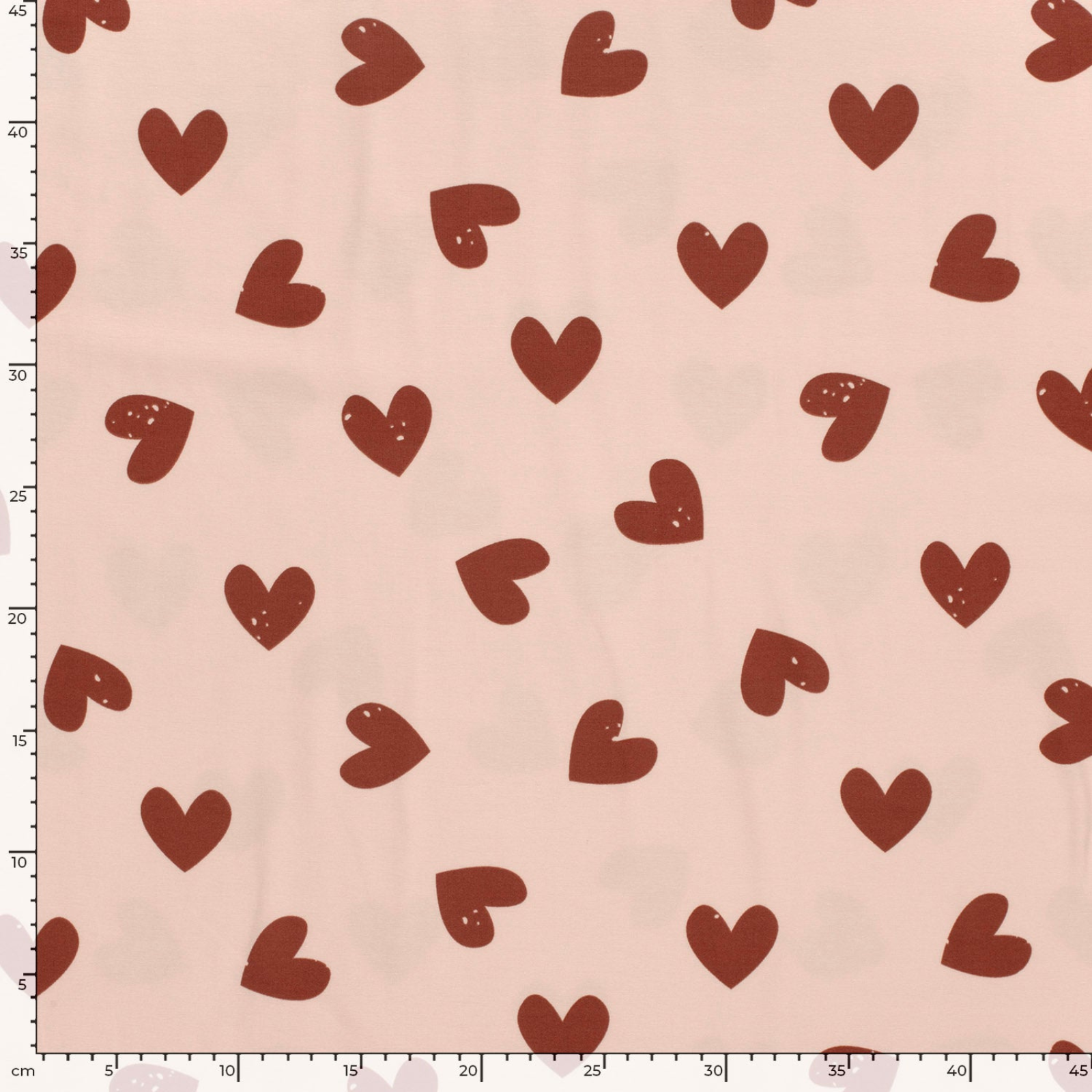 Baumwolle_Jersey_Digitaldruck_-_Herzchen_-_rosa