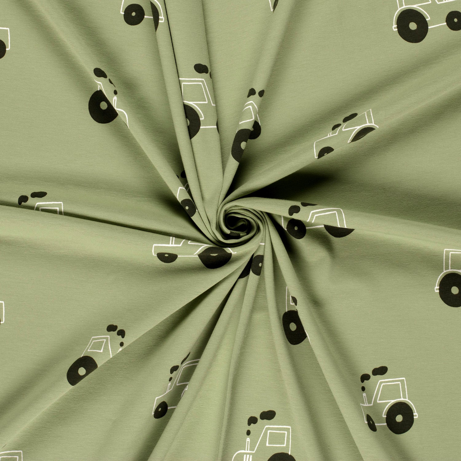 Baumwolle_Jersey_Digitaldruck_-_Traktoren_-_olivgrn