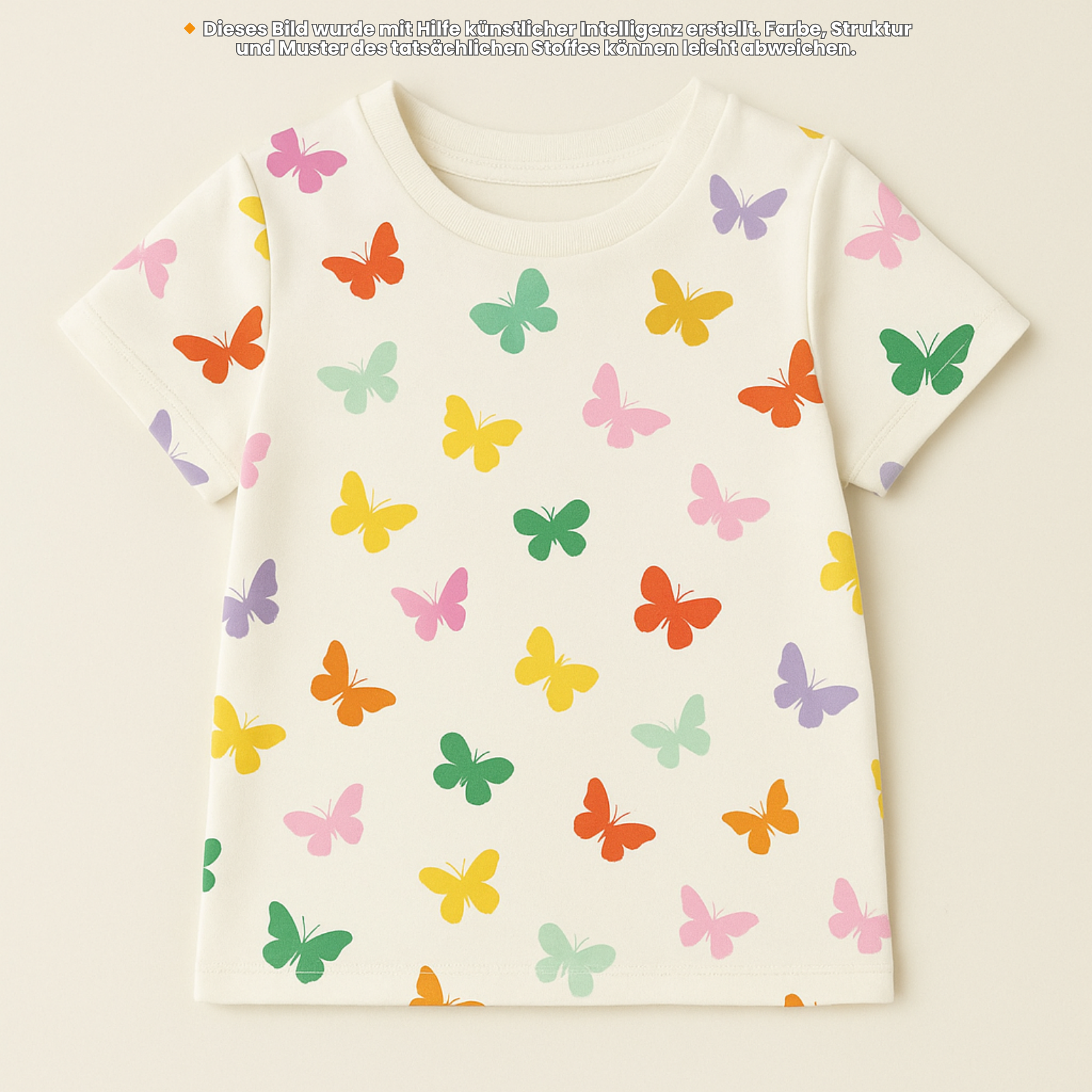 🦋Baumwolle Jersey Stoff Digitaldruck - bunte Schmetterlinge