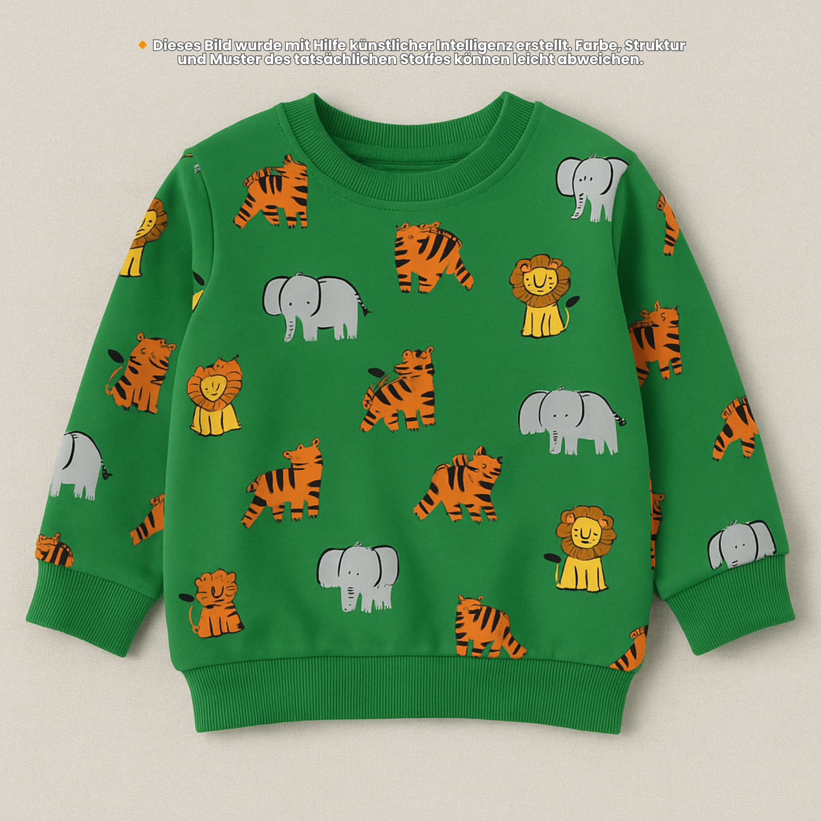 🐯Baumwolle Jersey Stoff Digitaldruck - süße Zootiere