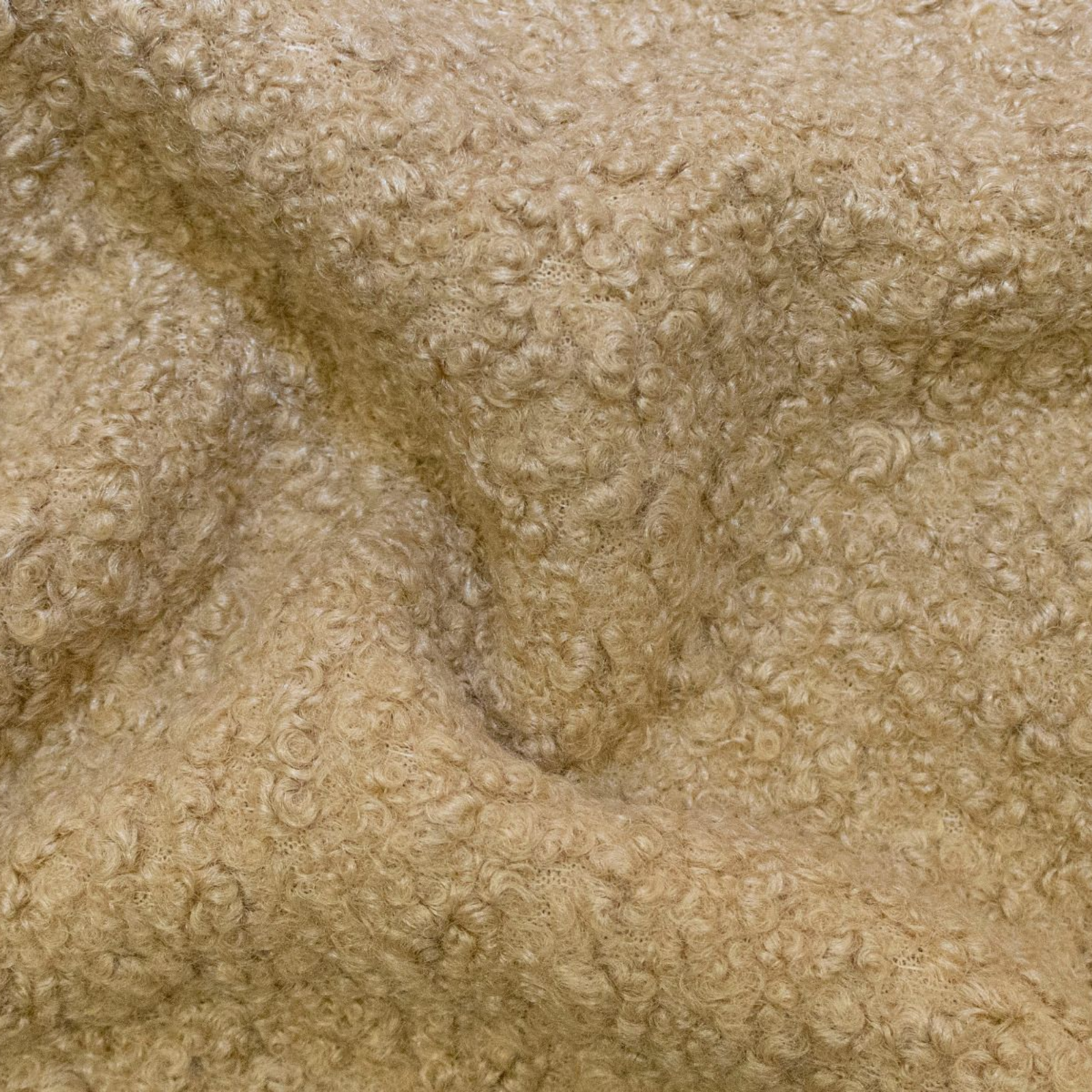 Bouclé Mantelstoff - uni