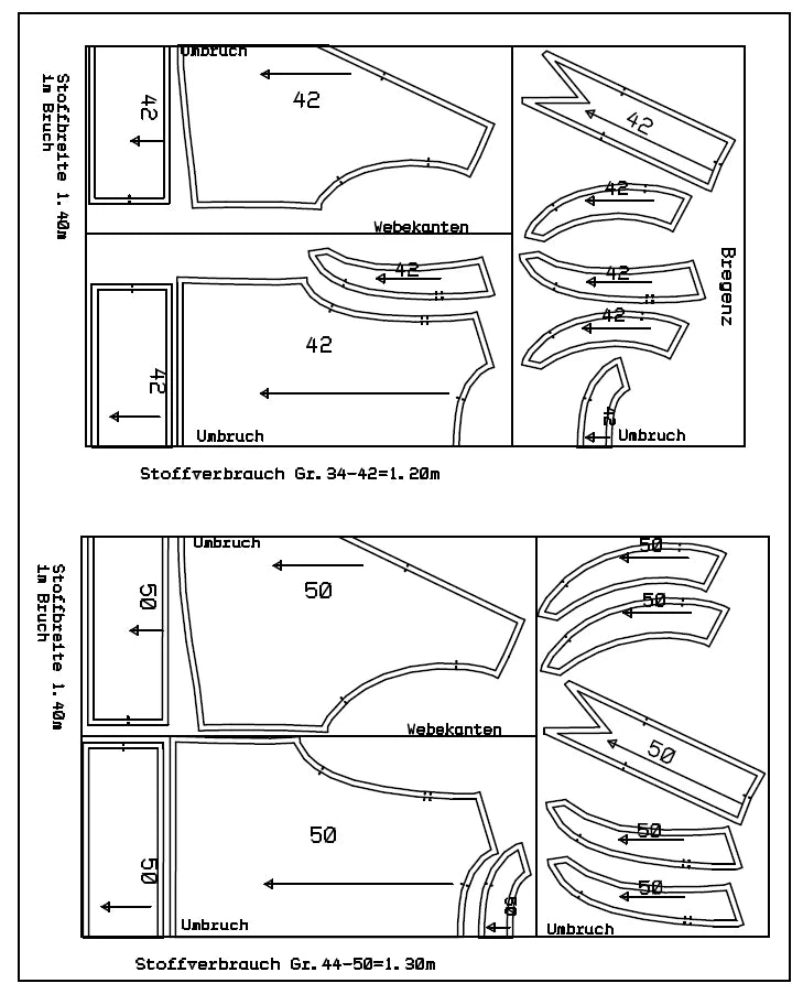 Papierschnittmuster Pullunder Bregenz