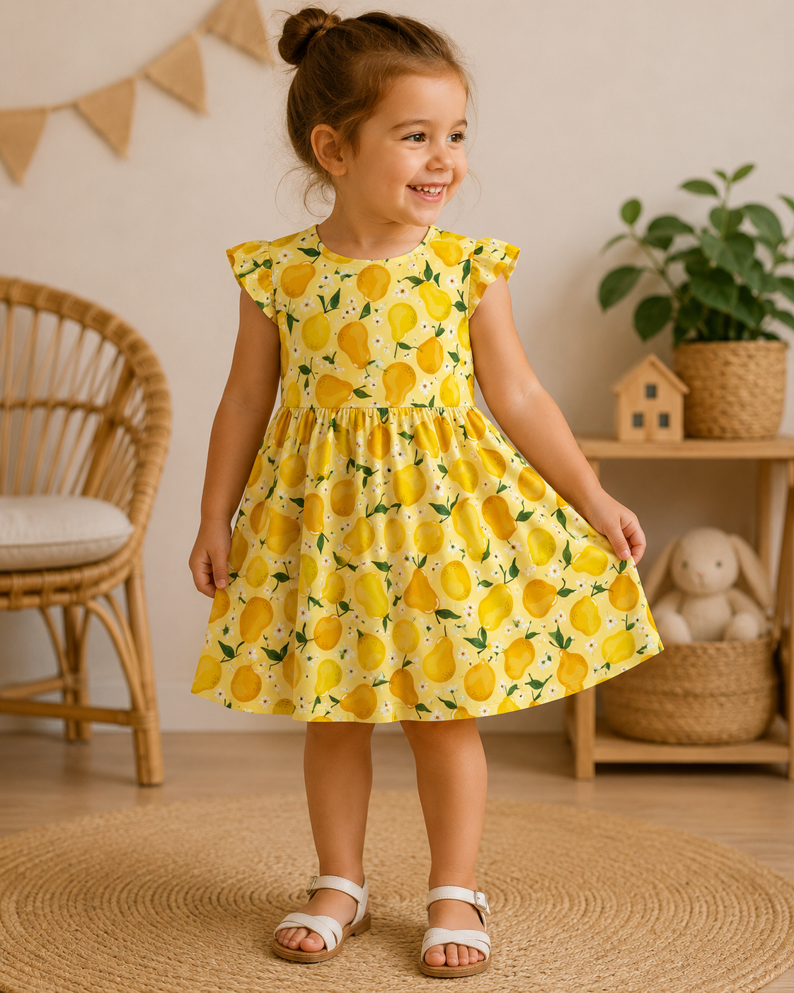 Jersey Swafing Melody - Birnen - gelb