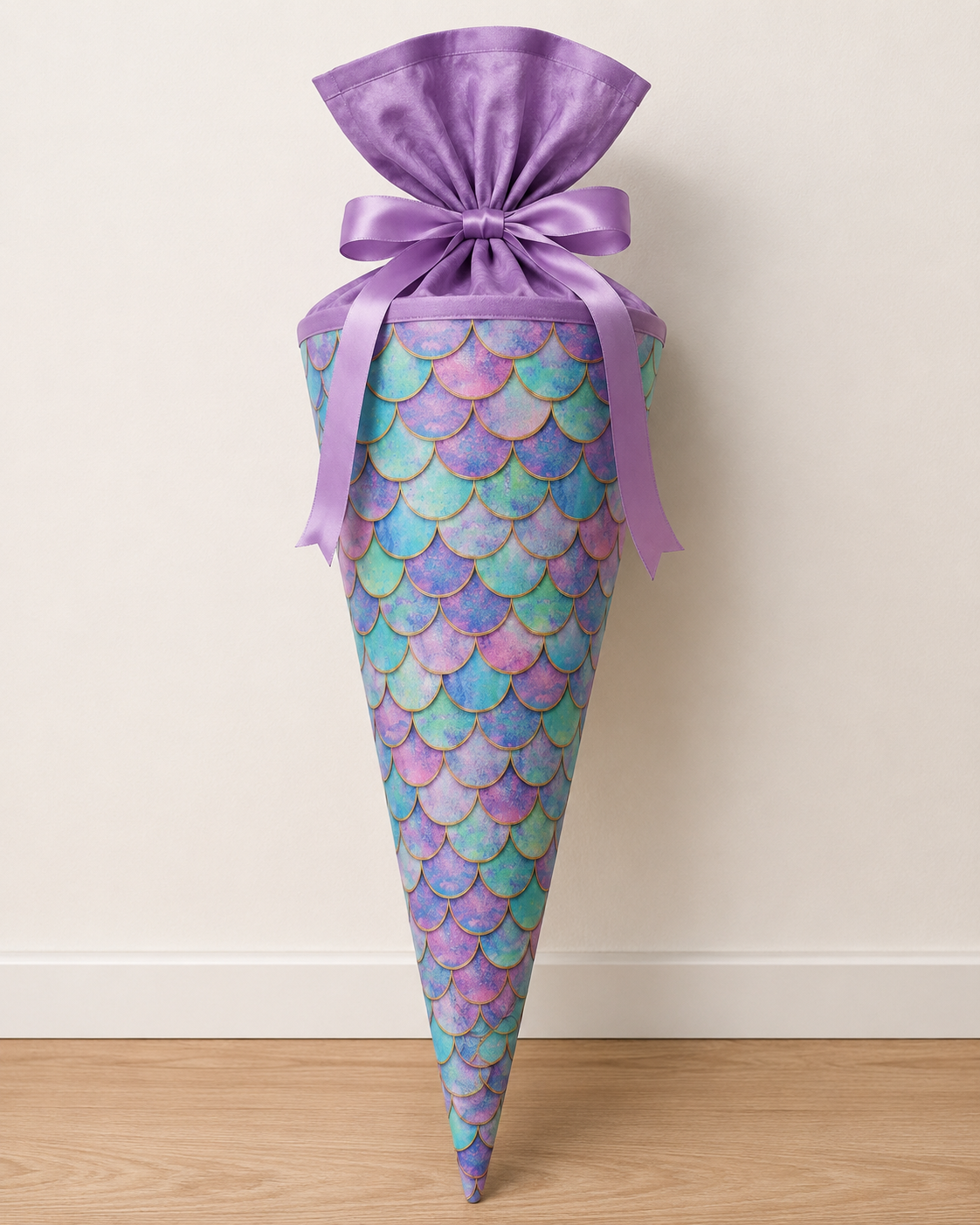 Webware Baumwolle Swafing Mermaid - Meerjungfrau - türkis - pink