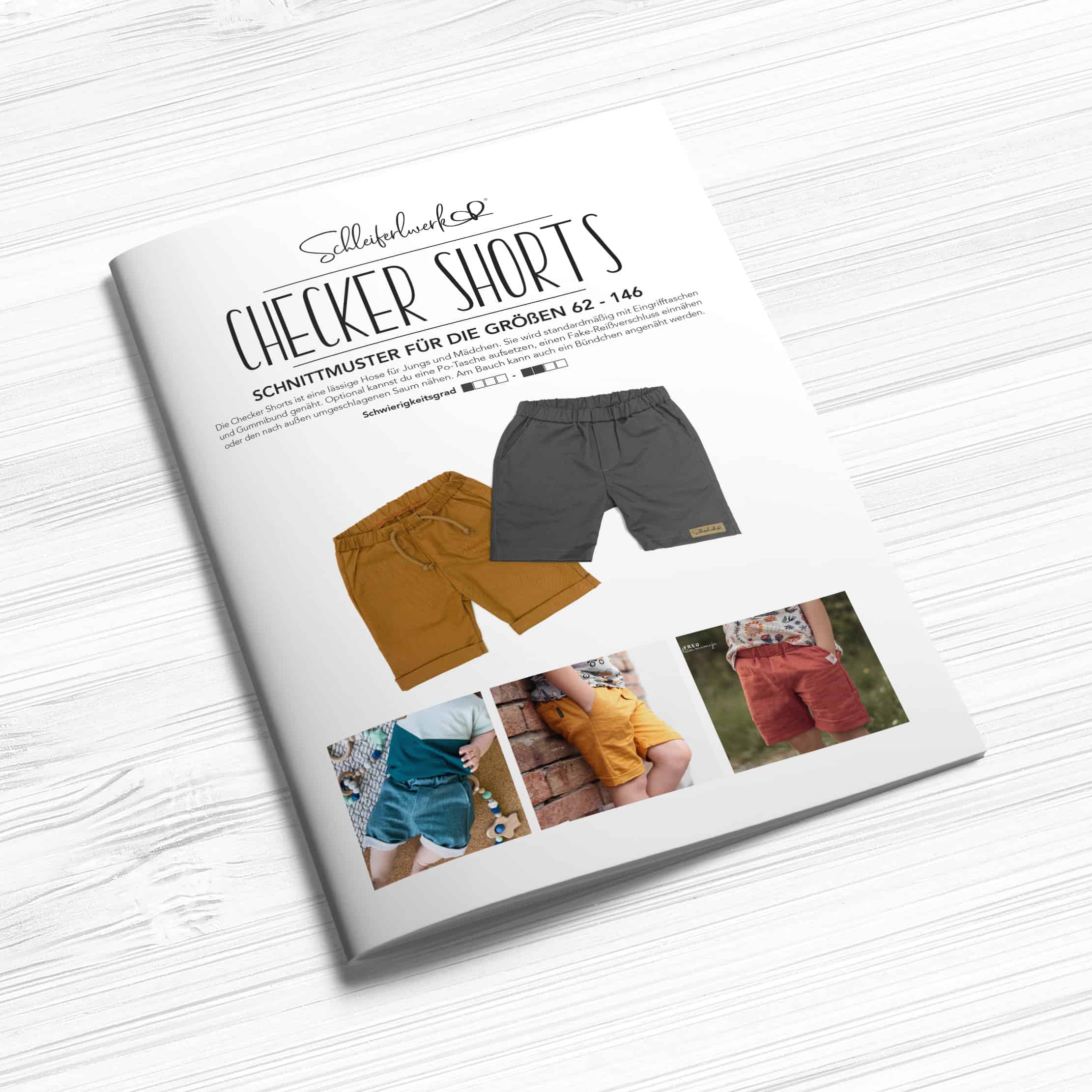 Papierschnittmuster - Checker Shorts